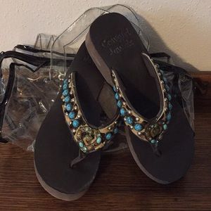 Cowgirl Jewels flip flops